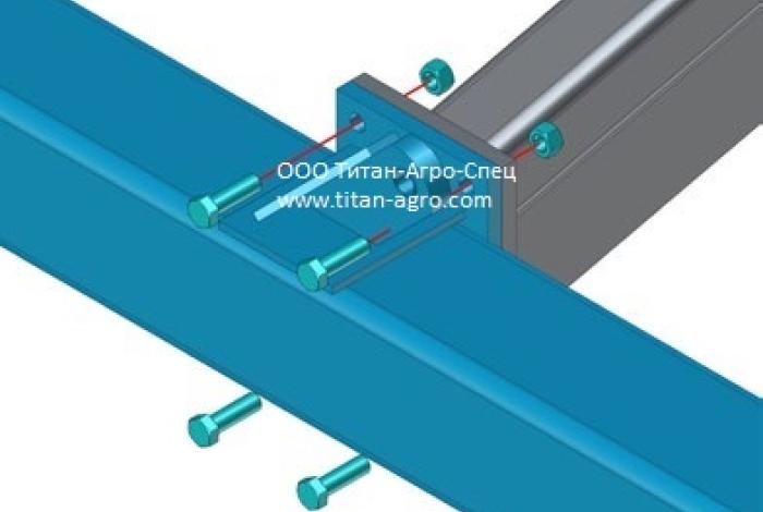 Болт 3/4 x 2-1/2 19,35х60 крепления рамы, крепления емкости BP3197