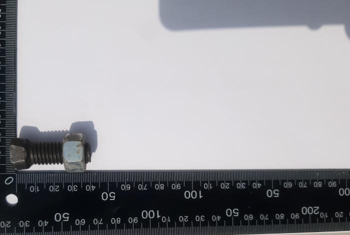 Болт с гайкой 1/2х40 (DIN 608), класс прочности 12.9, 63440401