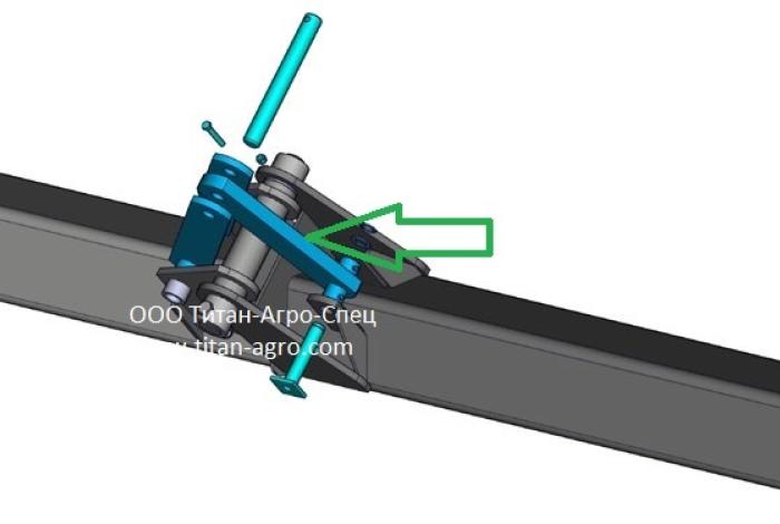 Тяга цилиндра второй боковой секции, AM4516