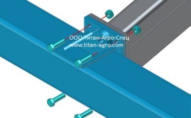 Болт 3/4 x 2-1/2 19,35х60 крепления рамы, крепления емкости BP3197