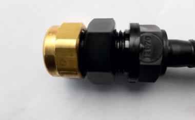 Корпус форсунки, прямой с гайкой, шланг 3/8”, CP2578