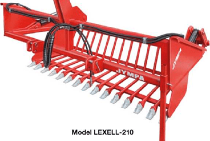 Подвесные грабли для уборки камней JYMPA Подвесные грабли для уборки камней JYMPA