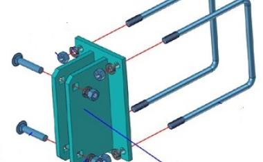 Держатель стойки 7” X 7”AM4425 Держатель стойки 7” X 7”AM4425