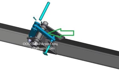 Тяга цилиндра второй боковой секции, AM4516 Тяга цилиндра второй боковой секции, AM4516